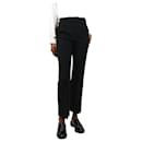 Black bootleg trousers - size UK 4 - Autre Marque
