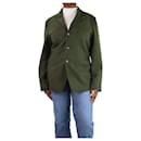 Green wool jacket - size UK 18 - Autre Marque
