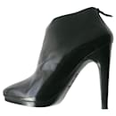 HERMES Honey ankle boots Black calf leather good condition T40,5 Item - Hermès