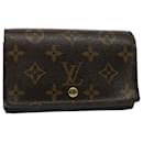 Carteira LOUIS VUITTON Monogram Porte Monnaie Zip Longa M61727 LV Auth ep2076 - Louis Vuitton