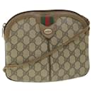GUCCI GG Supreme Web Sherry Line Shoulder Bag Beige Red 98 02 047 Auth ep1935 - Gucci