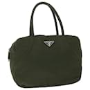 PRADA Hand Bag Nylon Green Auth ac2288 - Prada