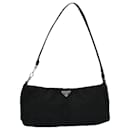 PRADA Shoulder Bag Nylon Black Auth yk9117 - Prada