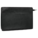 LOUIS VUITTON Epi Pochette Homme Clutch Bag Black M52522 LV Auth ep1941 - Louis Vuitton