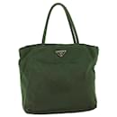 PRADA Hand Bag Nylon Green Auth bs9016 - Prada