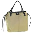 BURBERRY Einkaufstasche Nylon Beige Schwarz Auth 55432 - Burberry