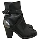 CHANEL  Ankle boots T.eu 37 leather - Chanel