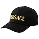 Gorra - Versace - Algodón - Negro