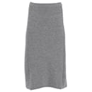 Balenciaga Sparkly Knee-Length Skirt in Silver Viscose