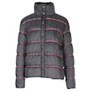 Chanel Trimmed Quilted Puffer Jacket in Black Polyamide