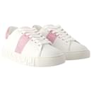 La Greca Sneakers - Versace - Leather - White/pink