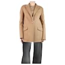 Beige wool-blend jacket - size UK 14 - Joseph