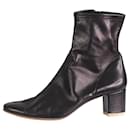 Black leather ankle boots - size EU 36 - By Far