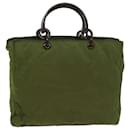 PRADA Hand Bag Nylon Green Auth bs8992 - Prada