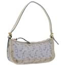 CELINE Pochette à Accessoires en Toile Macadam C Bleu Clair Auth bs9099 - Céline