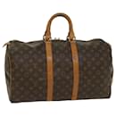 Louis Vuitton-Monogramm Keepall 45 Boston Bag M.41428 LV Auth 55972