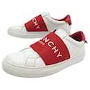 CHAUSSURES GIVENCHY URBAN STREET BE0005E0EB 36 CUIR BLANC SNEAKERS SHOES - Givenchy