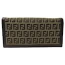 PORTEFEUILLE FENDI TOILE MONOGRAMME ZUCCA 8M0000 PORTE MONNAIE WALLET - Fendi