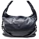 BURBERRY PRORSUM KNOT HOBO TOTE BLACK LEATHER TOTE BAG - Burberry