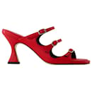 Kitty Sandals - Carel - Leather - Red