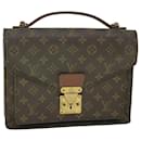 Louis Vuitton Monogram Monceau 28 Hand Bag 2way M51185 LV Auth 56215