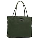 PRADA Shoulder Bag Nylon Green Auth bs9088 - Prada