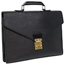 LOUIS VUITTON Epi Serviette Conseiller Briefcase Black M54422 LV Auth 56674 - Louis Vuitton