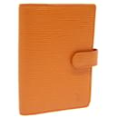 LOUIS VUITTON Epi Agenda PM Day Planner Cover Orange Mandarin R2005H Auth 56827 - Louis Vuitton