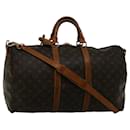 Louis Vuitton Monogram Keepall Bandouliere 50 Boston Bag M.41416 LV Auth 57710