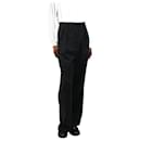 Black leather balloon-leg trousers - size FR 34 - Isabel Marant