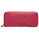 Louis Vuitton Red Monogram Empreinte Zippy Wallet