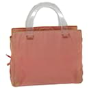 PRADA Hand Bag Nylon Pink Auth cl805 - Prada