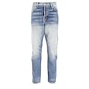 Tom Ford Jean droit en denim en coton bleu