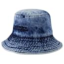 Chapéu Bucket Giorgia - Isabel Marant - Algodão - Azul Claro