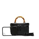 Canvas & Leather Bamboo Vanity Bag 013 2122 - Gucci