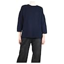 Navy blue yak and wool-blend jumper - size L - Autre Marque