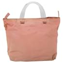 PRADA Hand Bag Nylon Pink Auth bs9237 - Prada