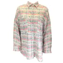 IRO Pink Multi 2021 Mekkie Tweed Shirt Jacket - Iro