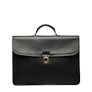 Prada Leather Briefcase Leather Business Bag in Good condition