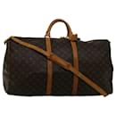 Louis Vuitton Monograma Keepall Bandouliere 60 Boston Bag M41412 Autenticação de LV 57720