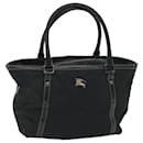 BURBERRY Bolso tote con etiqueta azul Nylon Auténtica negra 56630 - Burberry