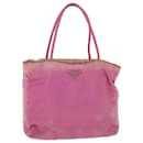 PRADA Hand Bag Nylon Pink Auth yt981 - Prada