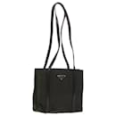 PRADA Shoulder Bag Nylon Leather Khaki Auth 58097 - Prada