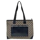 Gucci GG shoulder shopper bag in canvas and leather