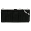 Christian Louboutin Black Leather Clutch on Chain