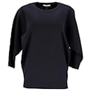 The Row Pullover in Navy Blue Merino Wool - The row