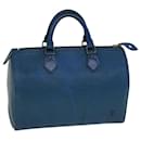 Louis Vuitton Epi Speedy 30 Borsa a Mano Toledo Blu M43005 LV Aut 56597