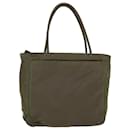 PRADA Hand Bag Nylon Gray Auth 57266 - Prada