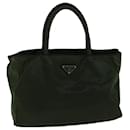 PRADA Hand Bag Nylon Green Auth cl802 - Prada