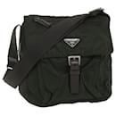 PRADA Shoulder Bag Nylon Khaki Auth 57219 - Prada